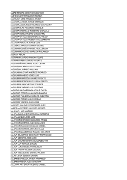 Visitas penitenciaria S&aacute;bado 20 de Diciembre 2014
