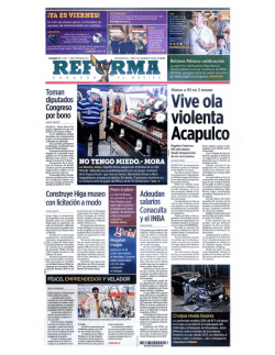 Consulta las primeras planas nacionales