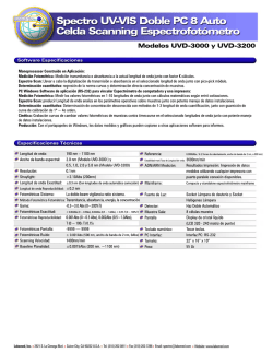 Spectro UV&mdash;VIS Doble Pc 8 Auto - Labomed Inc