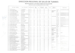 rectificacion a los resultados de evaluacion - (Diresa) Tumbes