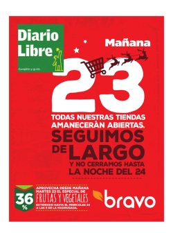 DL/20/12/14 : General : 1 : P&aacute;gina 1 - Diario Libre