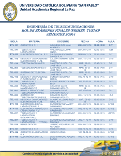 ingenier&iacute;a de telecomunicaciones