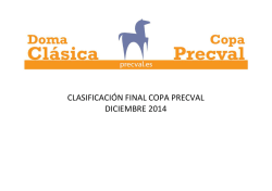 Clasificaci&oacute;n General y Final Copa Precval 2014 (pdf)