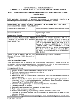 DESCRIPCION DE PUESTO - Hospital Posadas