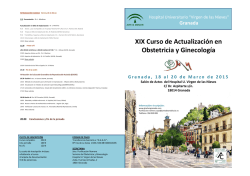 Programa XIX Curso de Actualizaci&oacute;n en Obstetricia y Ginecolog&iacute;a