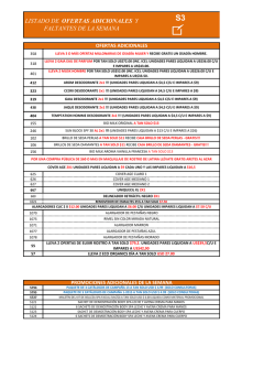 LISTADO DE OFERTAS ADICIONALES Y - Yanbal Ecuador