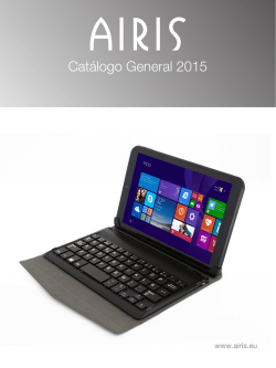 Cat&aacute;logo General 2015 - Airis