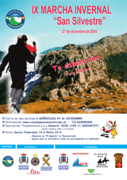 Mas imformaci&oacute;n - Ayuntamiento de Navacerrada