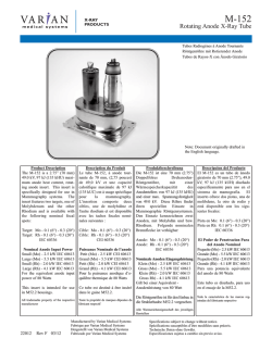 M-152 Rev F - Varian Medical Systems