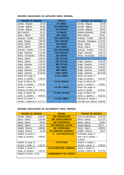 records del club de nataci&oacute;n y salvamento - cns oriol imperial