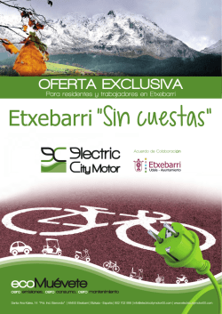 Oferta a vecinos/as y trabajadores/as del municipio