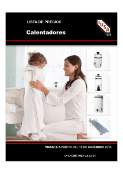 LISTA DE PRECIOS - Iusa