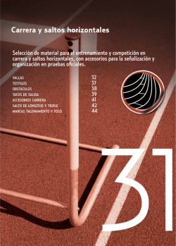 Carrera y saltos horizontales - Ranking