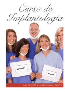 Programa Curso Avanzado 2015 - Impicor