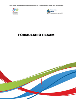 Formulario RESAM (versi&oacute;n para imprimir)