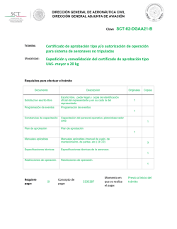 Clave SCT-02-DGAA21-B Certificado de aprobaci&oacute;n tipo y/o