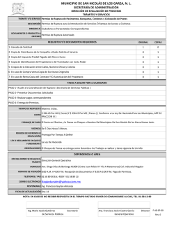 Permiso de Ruptura de Pavimentos, Banquetas, Cordones y