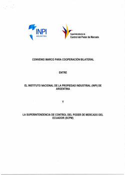INPI r - Superintendencia de Control del Poder de Mercado