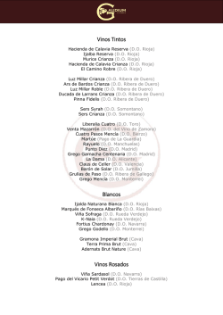 Vinos Tintos Blancos Vinos Rosados - Gaudium