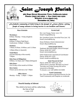 Read more in our bulletin - St. Joseph Parish