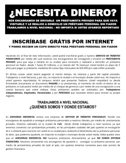 Pr&eacute;stamos - Emisercol