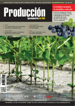 tucum&aacute;n - Producci&oacute;n