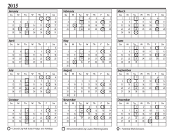 January April July October March June September - City Council