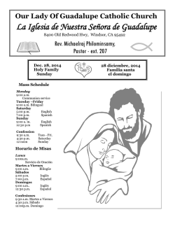 La Iglesia de Nuestra Se&ntilde;ora de Guadalupe - Our Lady of