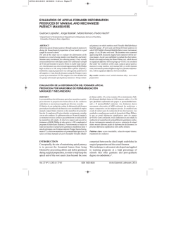 evaluation of apical foramen deformation produced by - SciELO