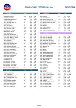 Maestro etiquetas y tarifas 2014.xlsx - La Frigo tienda