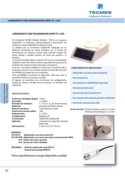 hoja de Datos - Tecmes