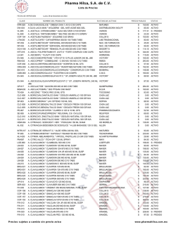 Pharma Hilsa, S.A. de C.V.