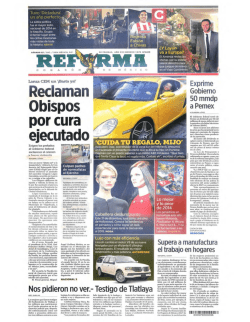 Consulta las primeras planas nacionales - L&iacute;neas Delgadas