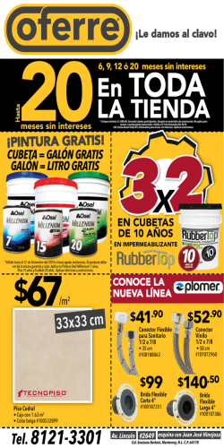 Promociones - Oferre