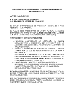 radiolog&iacute;a ea01 - Cirujano Dentista - UNAM