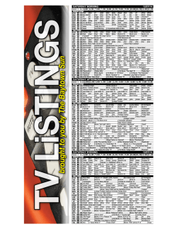 TV Lis Tings brought to you by The Baytown Sun
