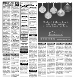 Clasificados - La Semana