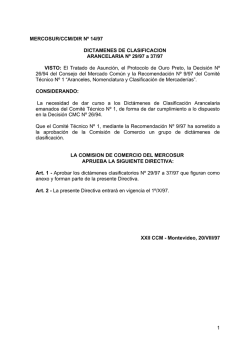 MERCOSUR/CCM/DIR N&ordm; 14/97 - camoca