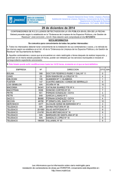 ZZ-HOJA DE TRABAJO - Ayuntamiento de Madrid - Inicio