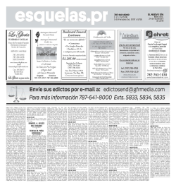 Adryana Lee Espi&ntilde;a Borrero &ldquo;Adry&rdquo; - Especiales