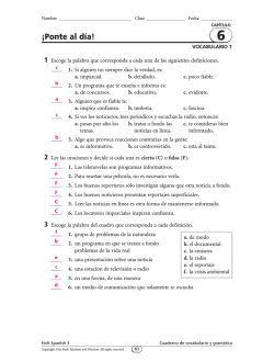 &iexcl;Ponte al d&iacute;a! - University Performing Arts Centre