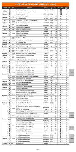 loteo remate propiedades (23-12-2014) - Plataforma Remates - Macal