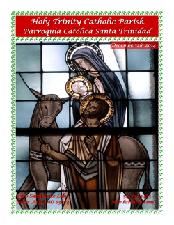 Holy Trinity Catholic Parish - E-churchbulletins.com