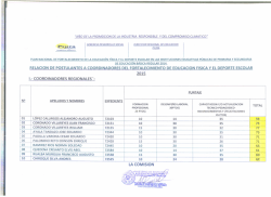 RELACION DE POSTULANTES A COORDINADORES DEL - Drep