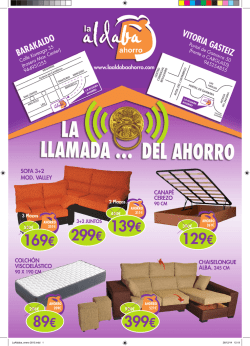 catalogo LA ALDABA AHORRO - La Aldaba Ahorro, Las mejores