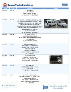 Varios / Buses, Taxis Camiones - Amorel Pasto
