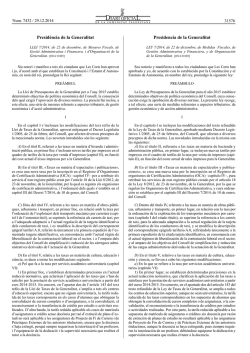 Presid&egrave;ncia de la Generalitat Presidencia de la Generalitat