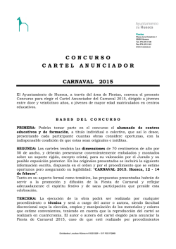 BASES concurso 2015 de carteles Carnaval 2015-adultos e infantil