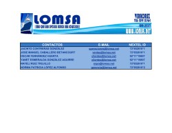 CONTACTOS E-MAIL NEXTEL ID - lomsa veracruz