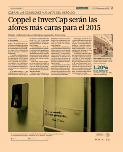 Coppel e InverCap ser&aacute;n las afores m&aacute;s caras para el 2015 - ComFin